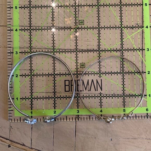 Vintage Rhinestone Bracelet Bundle Love Bow Heart - Picture 6 of 8